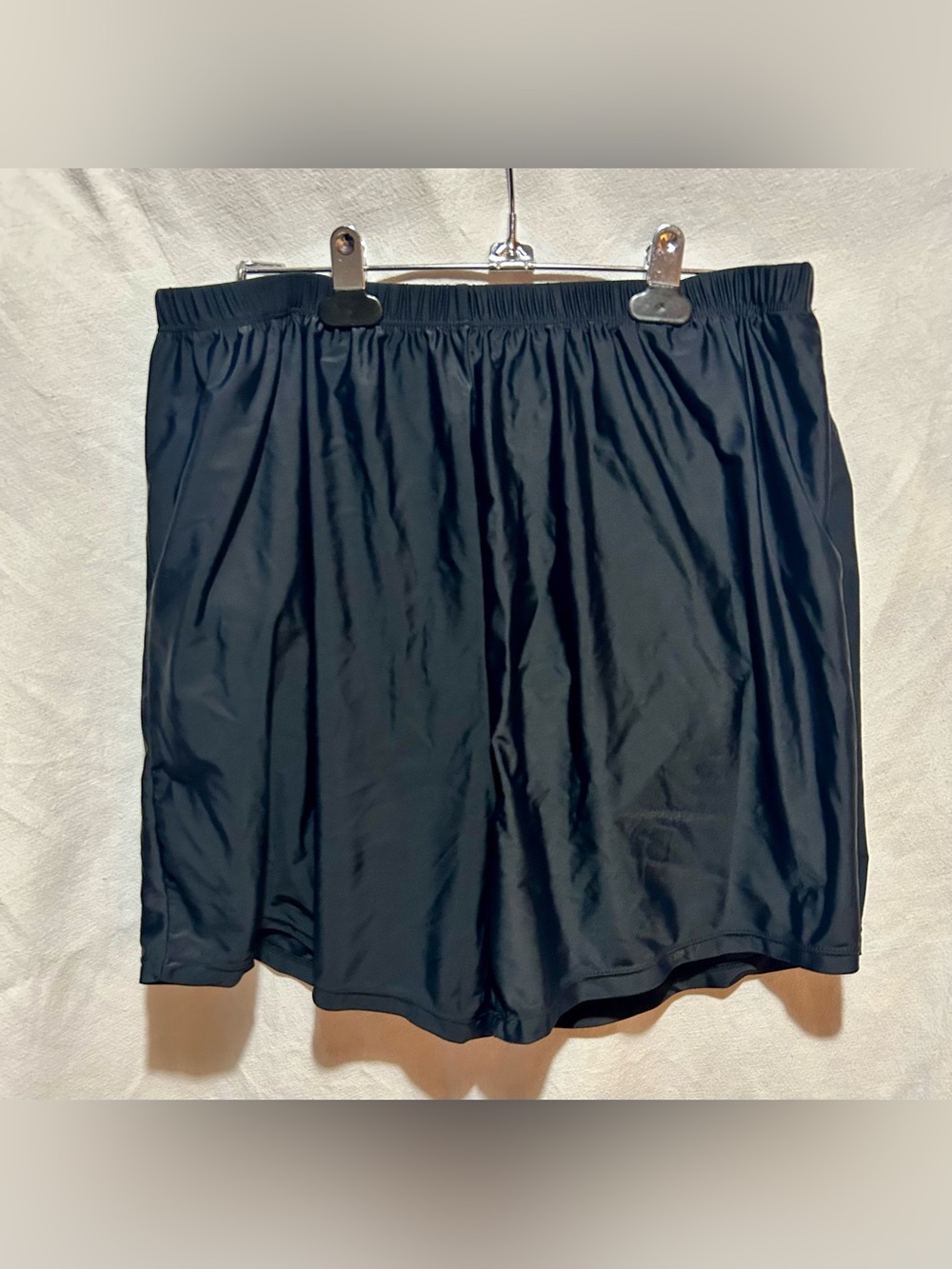 Firpearl Black Swim Shorts Boxer Style Plus Size US 20 5XL